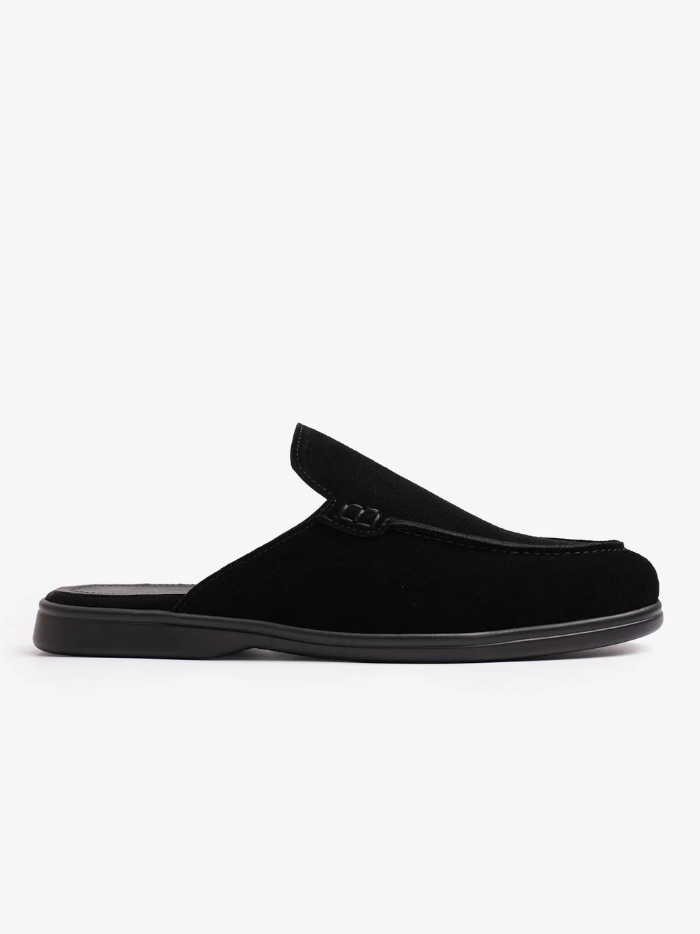 Babouche Walk Daim Noir
